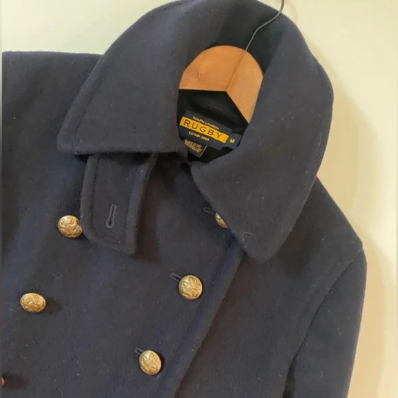 RUGBY RALPH LAUREN PEACOAT - Picture 1 of 15
